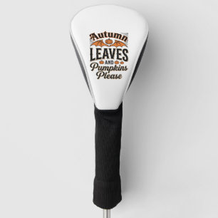 Herfstbladeren Pompoenen Gelieve Vintage Fall_1 Golfheadcover