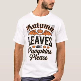 Herfstbladeren Pompoenen Gelieve Vintage Fall_1 T-shirt