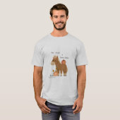 Herfstbladeren & pony's graag T-shirt (Voorkant volledig)