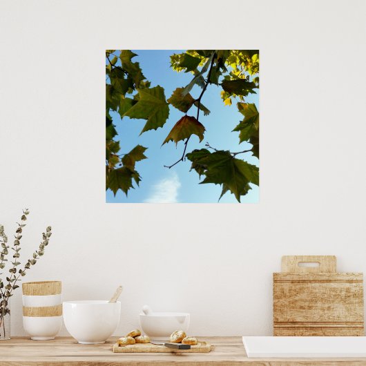 herfstbladeren poster (Keuken)