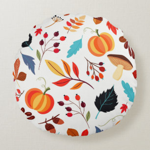 Herfstbladeren Ronde Kussen