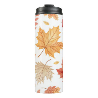 Herfstbladeren RVS Reisbeker Thermosbeker