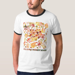 Herfstbladeren: seizoensgebonden grafisch T-shirt