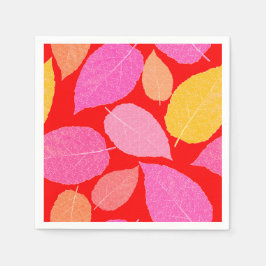 Herfstbladeren. Servet