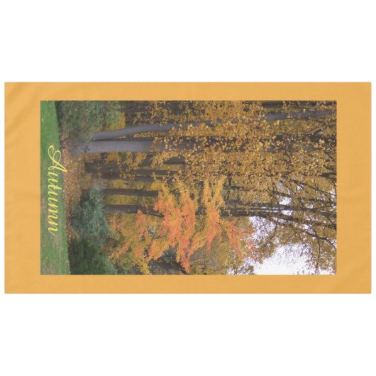 Herfstbladeren Tafelkleed (Voorkant (Horizontaal))