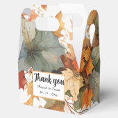 Herfstbladeren Thanksgiving Bedankdoosjes (Geopend)