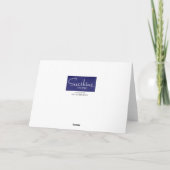 Herfstbladeren / Thanksgiving Kaart (Achterkant)