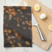 herfstbladeren theedoek (Quarter Fold)
