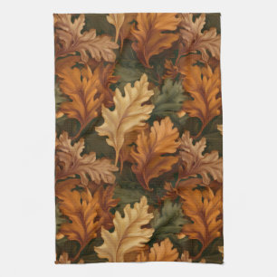 Herfstbladeren theedoek