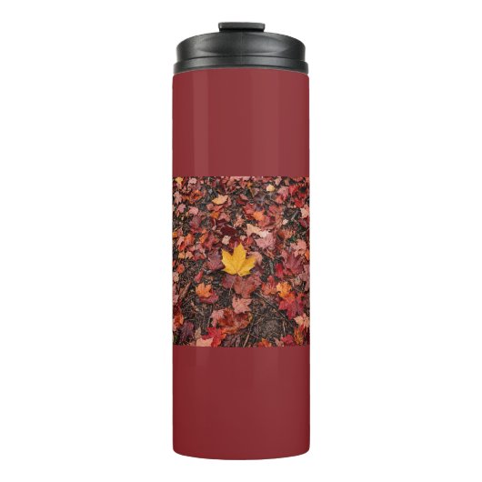 Herfstbladeren thermosbeker (Voorkant)