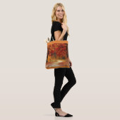 Herfstbladeren tote bag (Op model)