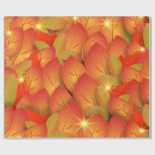 herfstbladeren verpakkingspapier cadeaupapier (Vlak)