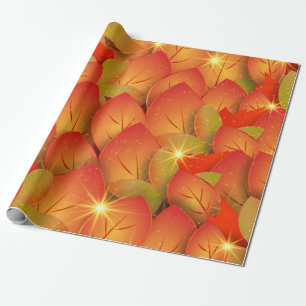 herfstbladeren verpakkingspapier cadeaupapier