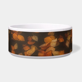 herfstbladeren voerbakje