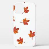 Herfstbladeren Waterverf Hand getrokken Case-Mate iPhone Case (Achterkant)
