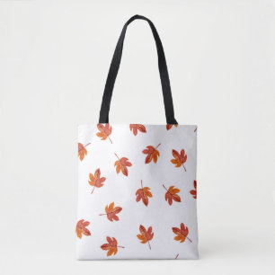 Herfstbladeren Waterverf Hand getrokken Draagtas