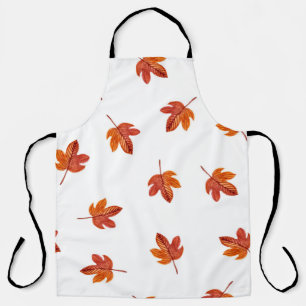 Herfstbladeren Waterverf Hand getrokken Schort