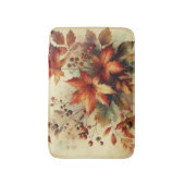 Herfstbladeren waterverf herfstkleuren badmat (Voorkant Verticaal)