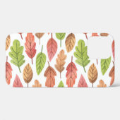 Herfstbladeren Waterverf: Natuur. Case-Mate iPhone Case (Achterkant (horizontaal))