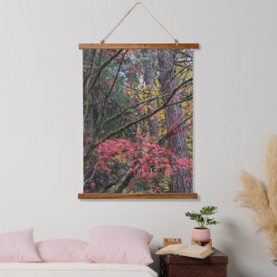 Herfstbladkleur botanisch hangend wandkleed