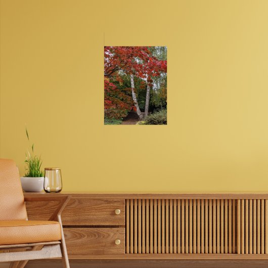 Herfstbladkleur fotografie poster (Woonkamer 2)