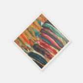 herfstbladkleuren originele gestileerde moderne ku servetten (Hoek)