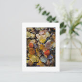"Herfstbladpuzzel" Briefkaart (Staand voorkant)