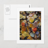 "Herfstbladpuzzel" Briefkaart (Voorkant / Achterkant)