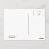 "Herfstbladpuzzel" Briefkaart (Achterkant)