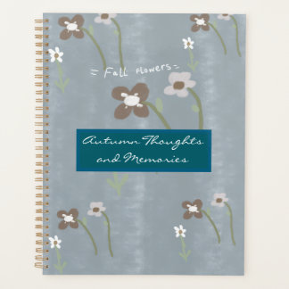 Herfstbloemen Aquarel Herfst Notitieboek