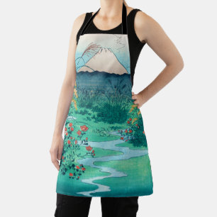 Herfstbloemen en de berg Fuji, Hiroshige, Ukiyo-e Schort