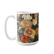 Herfstbloemen, kruiden en champignons illustratie.