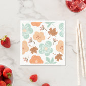 Herfstbloemen Servet (Insitu)