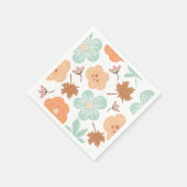 Herfstbloemen Servet (Hoek)