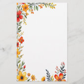 Herfstbloesems Briefpapier (Voorkant)