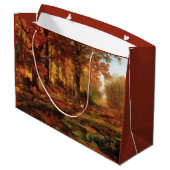 Herfstbomen in Cresheim Glen (Philadelphia) Groot Cadeauzakje (Achterkant Gekanteld)