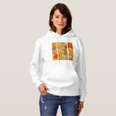 Herfstbomen Patroon Herfst gebladerte Hoodie (Voorkant volledig)