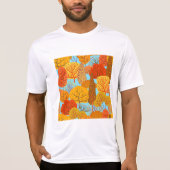 Herfstbomen Patroon Herfst gebladerte T-shirt (Voorkant)