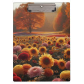 Herfstbomen/veld met mama's klembord (Voorkant)