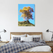 Herfstboom Canvas Afdruk (Insitu (Slaapkamer))