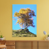 Herfstboom Canvas Afdruk (Insitu (Woonkamer))