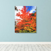 Herfstboom Canvas Afdruk (Insitu (Houten vloer))
