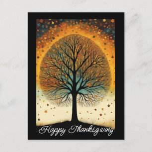 Herfstboom Fine Art Vakantie Thanksgiving Briefkaart