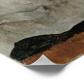 Herfstboom in beweging van Egon Schiele Poster (Hoek)