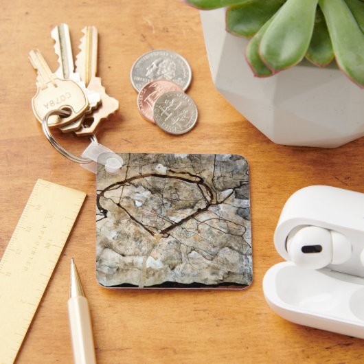 Herfstboom in beweging van Egon Schiele Sleutelhanger (Bureau)