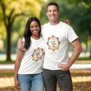 Herfstboom Mandala Herfstloof & Thanksgiving T-shirt