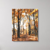 Herfstbos Canvas Afdruk (Voorkant)