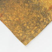 Herfstbos, digitale herten en vos. fleece deken (Hoek)