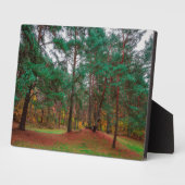 Herfstbos Fotoplaat (Zijkant)