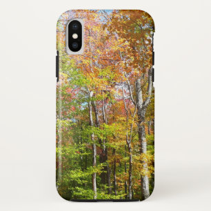 Herfstbos II Herfstlandschapsfotografie iPhone XS Hoesje